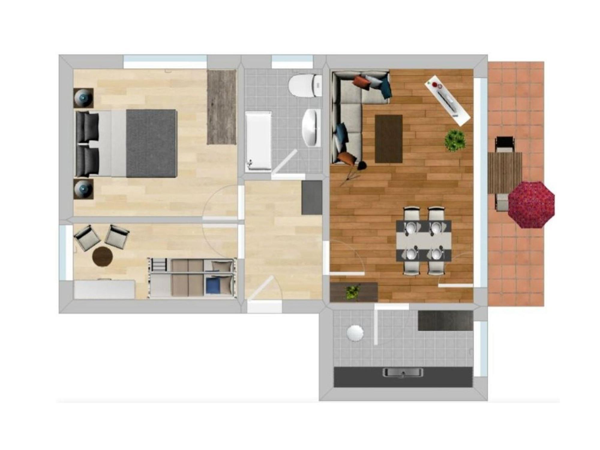 Ferienwohnung Wilde7 Seebach Eksteriør bilde